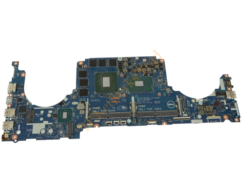 0VPTXG Dell System Board Core i7 2.8GHz Quad Core CPU for Inspiron 15 (7577) Laptop Motherboard
