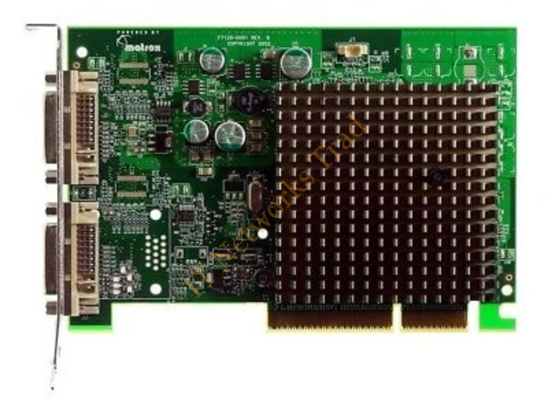 0W2883 Dell Matrox Parhelia Lx Millenium 64MB AGP Dual DVI for Precision 650 Video Graphic Card
