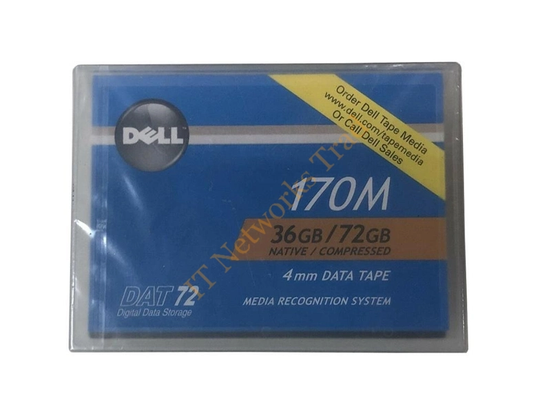 0W3552 Dell 36GB/72GB DAT72 4mm DATA Tape Cartridge Tape Media Storage