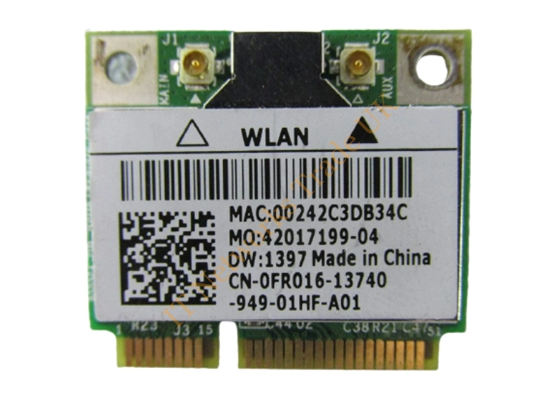 0WC50G Dell Wirelss Wifi LAN Card Broadcom Mini PCI-Express 802.11b/g/n Bluetooth 4.0 Inspiron 13 (7348)
