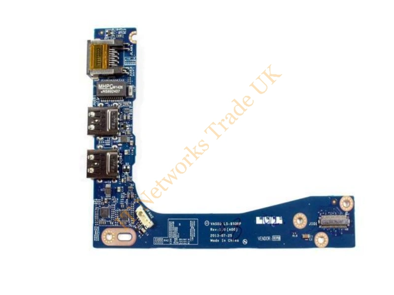 0WH486 Dell USB / RJ-45 Ethernet Port I/O Circuit Board for Alienware 17 R1 Laptop Accessory