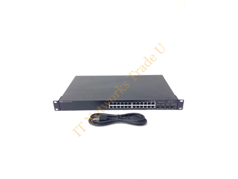 0WJ684 Dell PowerConnect 3424P 24-Port 10Base-T/100Base-TX Fast Ethernet Managed Network Switch