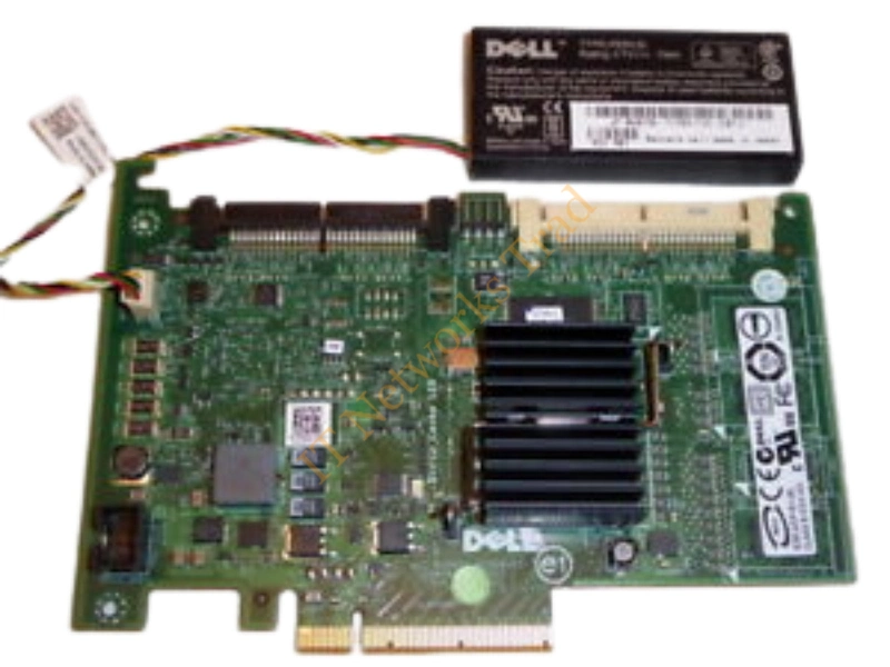 0WX636 Dell PERC 6/I Dual Channel PCI-Express Integrated SAS RAID Controller for PowerEdge 2950 2970 1950 (NO Battery and Cable)