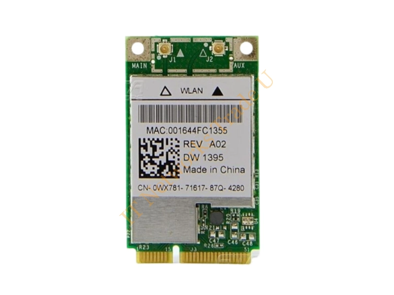 0WX781 Dell Wireless 1395 802.11G Internal Card Network Adapter PCI-Express Mini Card Wireless LAN Card