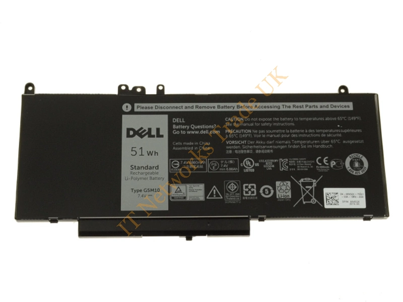 0WYJC2 Dell 4-Cell 51WHr Battery for Latitude E5450 E5550 Laptop Battery