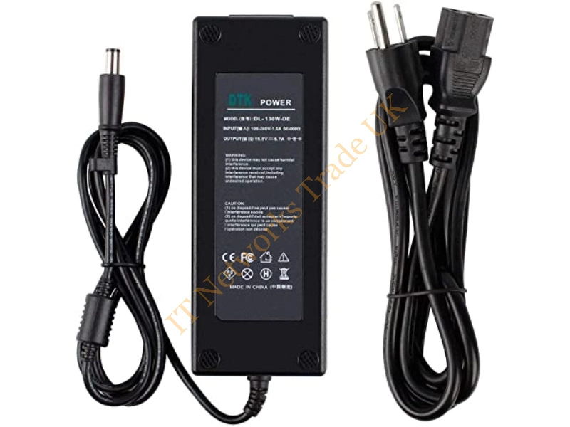 0X408G Dell 130W 19.5V 6.7A 5mm Smart Tip AC Adapter with Power Cable Power Adapter
