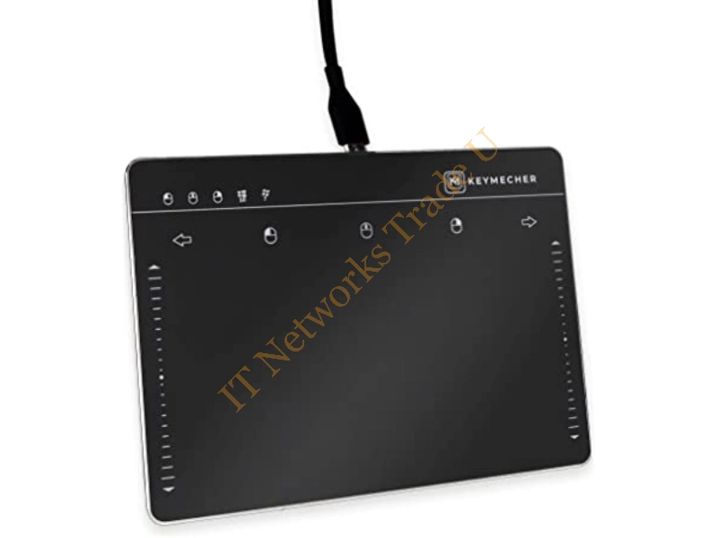 0X4YJC Dell Wireless Touchpad (TP713) Wireless Radio Frequency Black Silver USB Touch Scroll 2 Button(s) Wireless Accessory