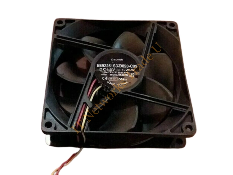 0X755M Dell 12 V DC 1.3W Fan Assembly for Optiplex 380 Cooling Fan