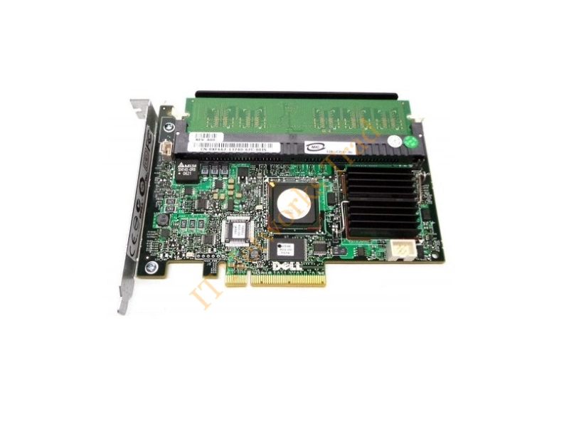 0XF667 Dell PERC 5I SAS PCI-Express RAID Controller Card