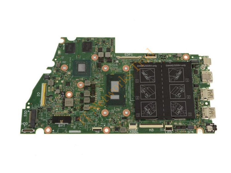 0XW62N Dell System Board Intel Core i7-8550U for Inspiron 15 7573 Laptop Motherboard