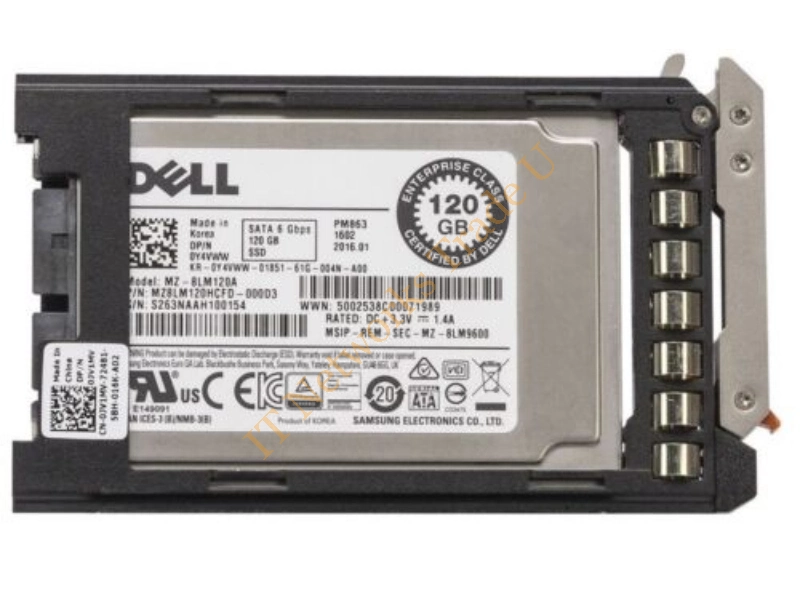 0Y4VWW Dell 120GB Triple-Level Cell SATA 6Gb/s 1.8-inch Solid State Drive SSD Storage