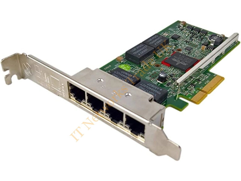 0YGCV4 Dell Broadcom 5719 1Gb Quad Port Ethernet PCI Express 2.0 x4 Network Interface Card