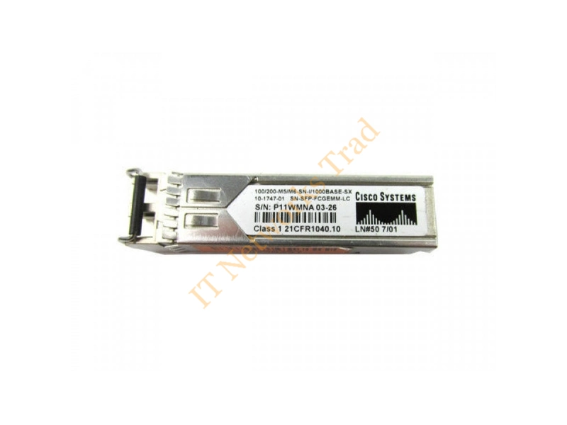 10-1747-01 Cisco Multi-mode 2Gbps Fibre Channel Fiber 550m 850nm Duplex LC Connector SFP (Mini-GBIC) Transceiver Module