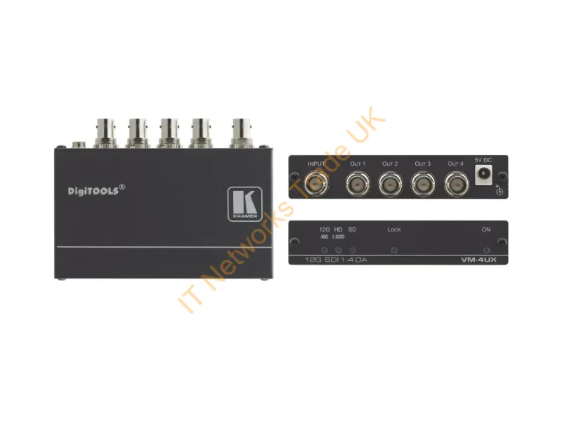 10-80441090 - Kramer Electronics Vm-4Ux Video Line Amplifier Black