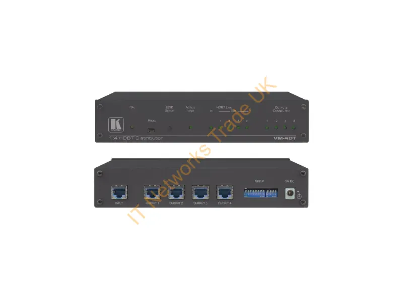 10-8046301090 - Kramer Electronics Vm-4Dt Video Line Amplifier Black