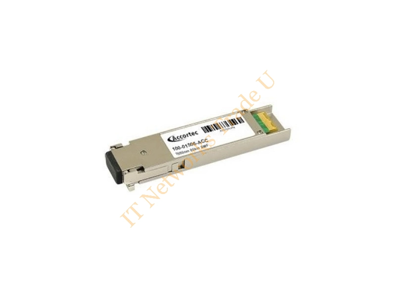 100-01506-ACC Accortec 10Gbps 10GBase-ZR OC-192/STM-64 Single-mode Fiber 80km 1550nm Duplex LC Connector XFP Transceiver Module