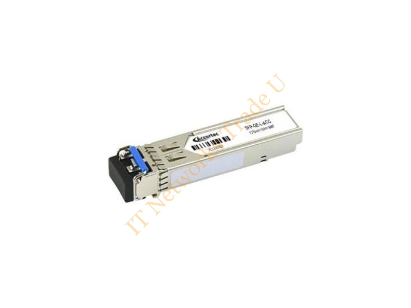 100-01669-C-ACC Accortec 1.25Gbps 1000Base-BX-D Single-mode Fiber 20km 1490nmTX/1310nmRX LC Connector SFP Transceiver Module