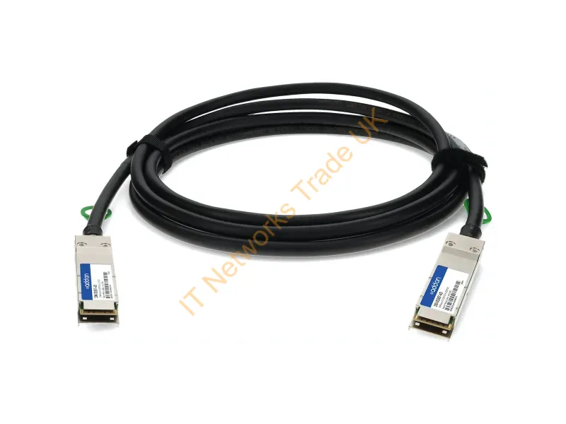 100-05587-AO - Addon Networks 100-05587-Ao Infiniband/Fibre Optic Cable 19.7" (0.5 M) Qsfp28 Black