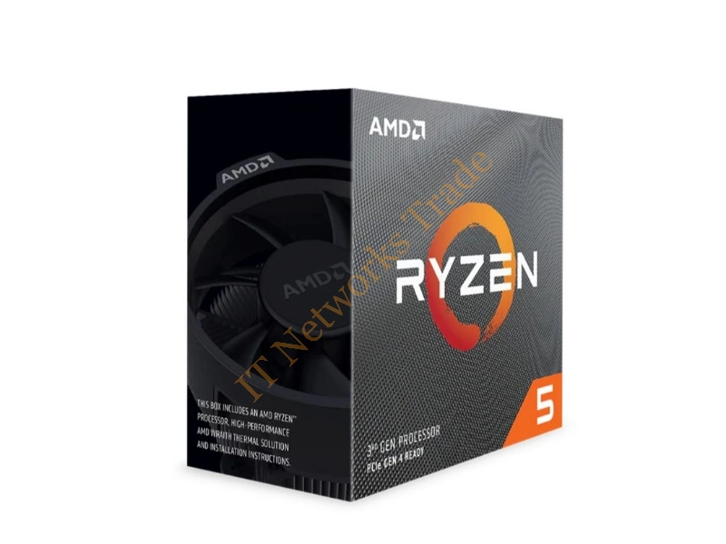 100-100000022BOX AMD 100-100000022BOX Ryzen 5 3600X Six-Core 3.8GHz Socket AM4 Retail Processor