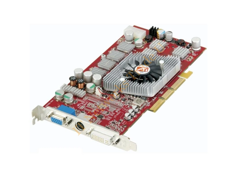 100-435003 ATI Radeon 9800 Pro 128MB 256-Bit DDR AGP 8x VGA/ S-Video/ DVI/ Video Graphics Card