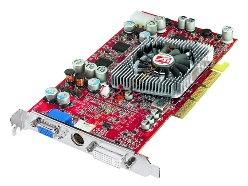 100-435105 ATI Radeon 9800Pro 256MB 256-Bit DDR AGP 8X DVI/ S-Video/ VGA Video Graphics Card