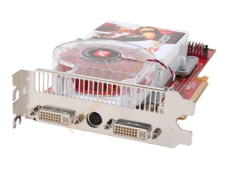100-435702 ATI Radeon X1800XT 512MB 256-Bit GDDR3 PCI Express Dual DVI S-video HDTV-out Video Graphics Card
