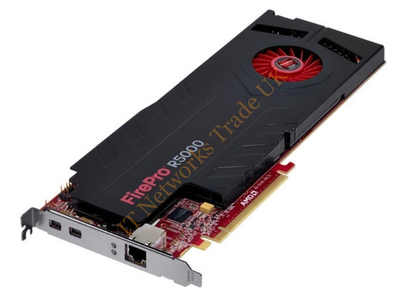 100-505688 ATI FirePro R5000 2GB GDDR5 256-Bit PCI Express 3.0 Dual Mini DisplayPort/ 1x Ethernet Port Workstation Video Graphics Card