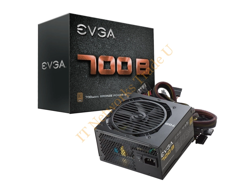 100-B1-0700-K3 - EVGA 700B Bronze Power Supply 700W ATX Black power supply unit