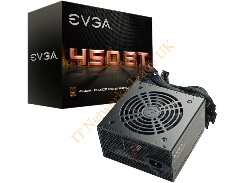 100-BR-0450-K1 EVGA 450 BR 100-BR-0450-K1 450W 80 PLUS Bronze ATX12V & EPS12V Power Supply