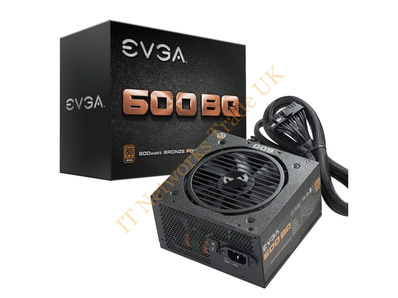 100-BR-0600-K1 EVGA 600 BR 100-BR-0600-K1 600W 80 PLUS Bronze ATX12V & EPS12V Power Supply