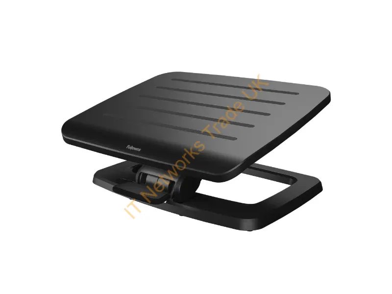 100016998 - Fellowes Foot Rest Under Desk Hana LT Foot Support Ergonomic Foot Rest Foot Rest Stool for Office & Home Use Black