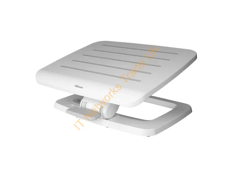 100016999 - Fellowes Foot Rest Under Desk Hana LT Foot Support Ergonomic Foot Rest Foot Rest Stool for Office & Home Use White