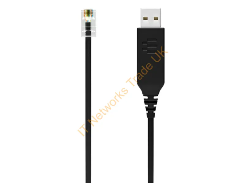 1000821 - Epos Uusb 7 Rj-9 Usb 2.0 Type-A Black