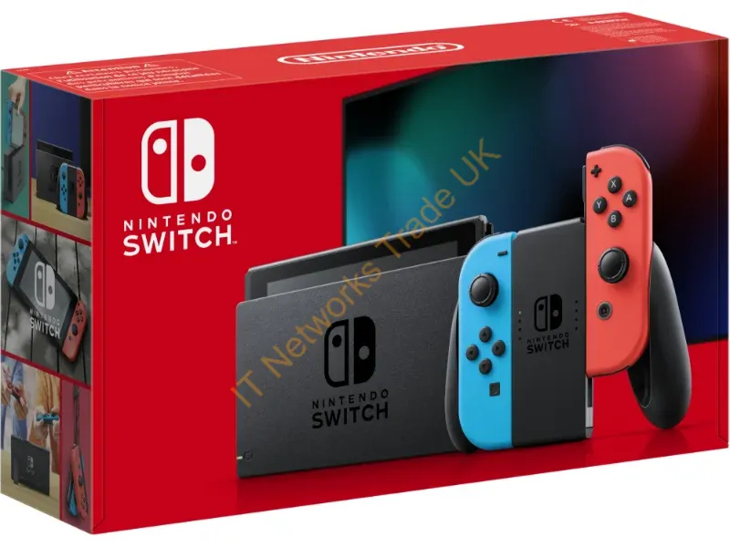10010738 - Nintendo Switch portable game console 15.8 cm (6.2") 32 GB Touchscreen Wi-Fi Blue, Grey, Red