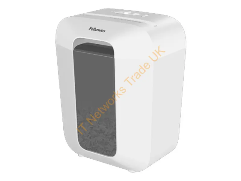 100110064 - Fellowes LX Series Powershred LX50 (white) Cross-Cut Shredder patented Safety Lock