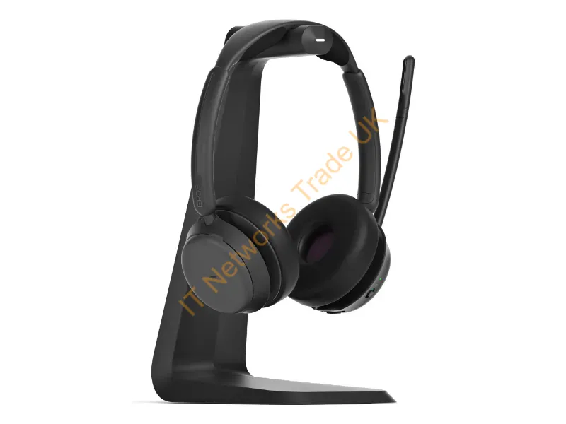 1001131 - Epos Impact 1061 Anc Headset Wireless Head-Band Office/Call Center Bluetooth Charging Stand Black