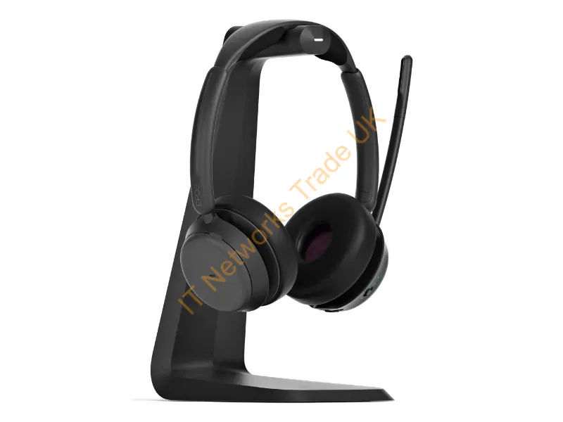1001171 - Epos Impact 1061T Anc Headset Wireless Head-Band Office/Call Center Bluetooth Charging Stand Black