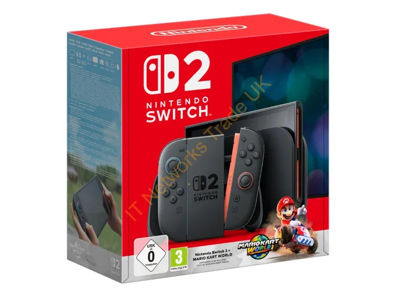 10015920 - Nintendo Switch 2 + Mario Kart World portable game console 20.1 cm (7.9") 256 GB Touchscreen Wi-Fi Black