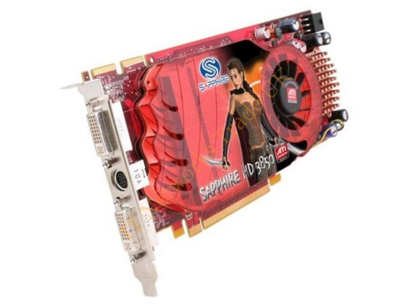 100216L ATI Sapphire HD3850 PCI Express 256MB GDDR3 Dual DVI TV-out Video Graphics Card