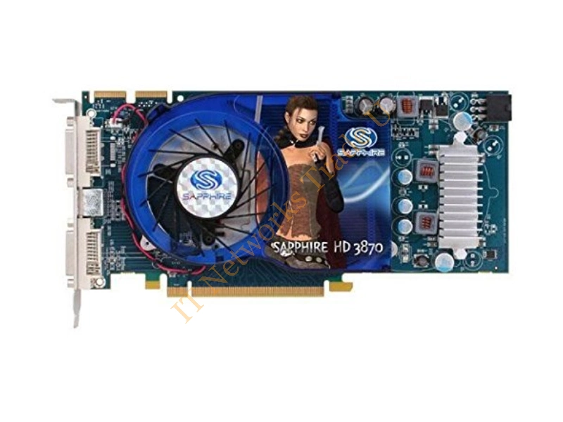100225L ATI Radeon HD3870 512MB 256-Bit GDDR4 PCI Express 2.0 x16 Dual DVI HDMI TV-out Video Graphics Card