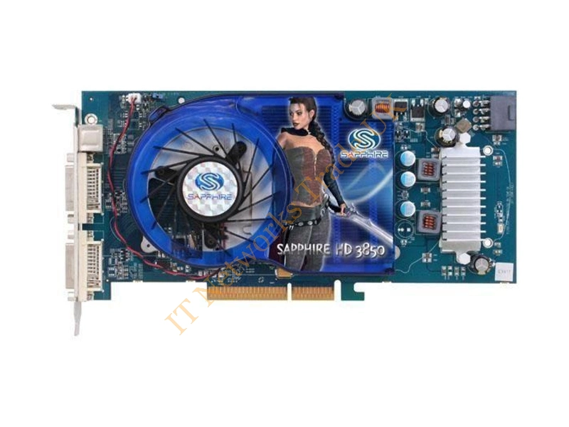 100228L Sapphire Radeon HD 3850 512MB 256-Bit GDDR3 AGP 4X/8X Dual DVI/ HDTV/ S-Video Out Video Graphics Card