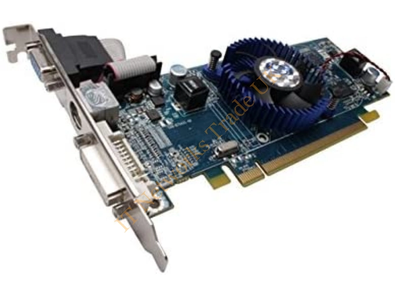 100252L ATI Sapphire Radeon HD4550 512MB GDDR3 64-Bit PCI Express 2.0 x16 DVI/ D-Sub/ HDTV/ VGA Video Graphics Card