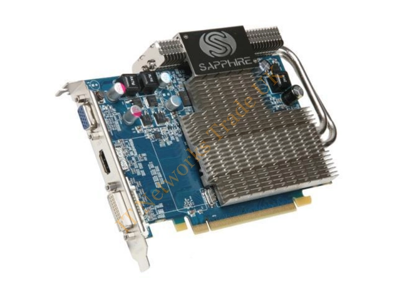 100255U Sapphire 512MB DDR-3 HDMI DVI-I VGA Lite PCI Express Video Graphics Card