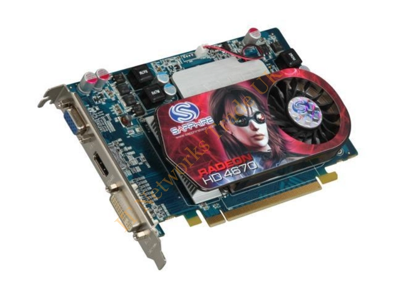 100256HDMI Sapphire ATI Radeon HD4670 1GB DDR3 VGA/DVI/HDMI PCI Express Video Graphics Card