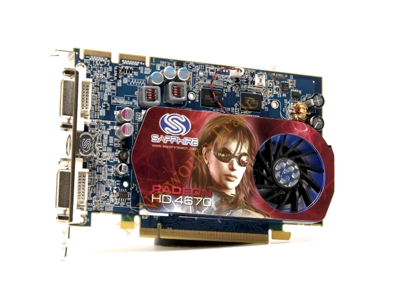 100256L Sapphire ATI Radeon HD4670 1GB DDR3 2DVI PCI Express Video Graphics Card