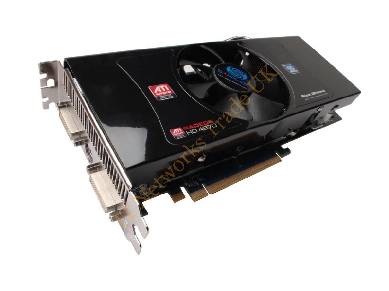 100259-1GL Sapphire ATI Radeon HD4870 1GB DDR5 2 DVI S-Video PCI Express Video Graphics Card
