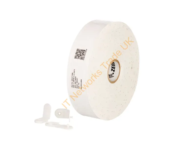 10027728K - Zebra Zebra Dt Wristband Polypropylene (1.1875" X 11") (1" Core)