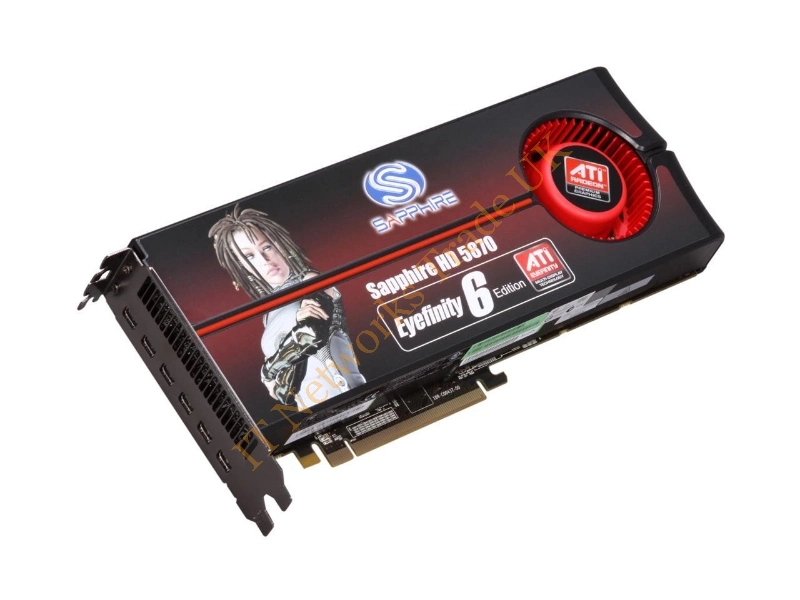 100290SR Sapphire Radeon HD 5870 2GB DDR5 256-Bit 6x mini-DisplayPort PCI Express 2.1 x16 Video Graphics Card