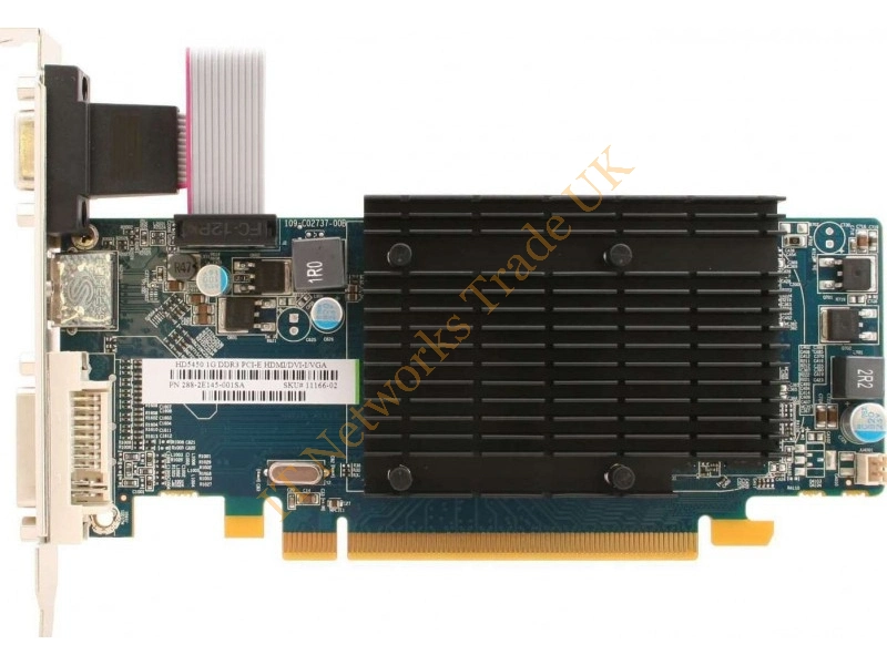 100292DDR3L Sapphire Radeon HD 5450 1GB DDR3 64Bit PCI Express HDMI/DVI Video Graphics Card