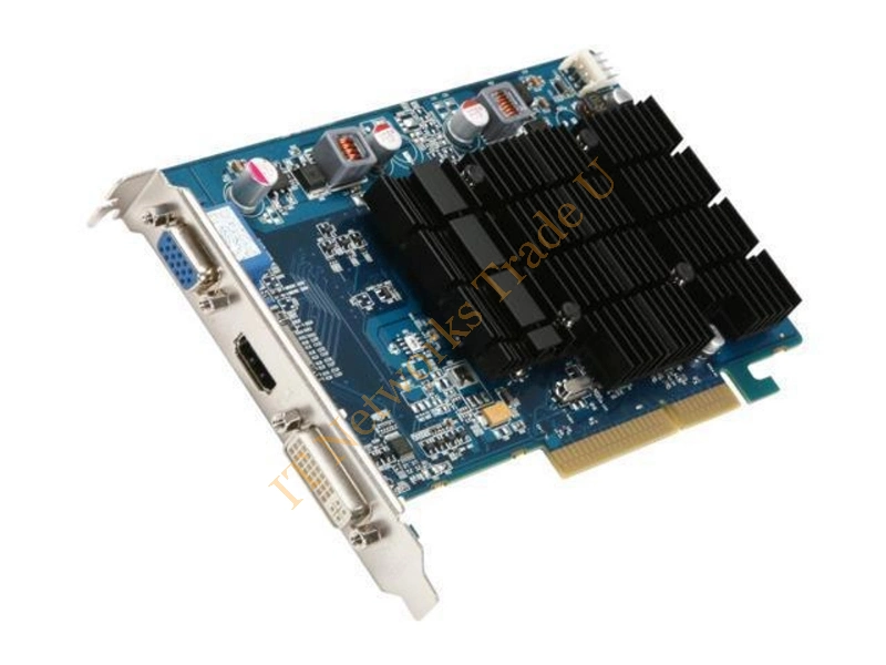 100298L Sapphire ATI Radeon HD3450 512MB DDR2 VGA/DVI/HDMI AGP Video Graphics Card